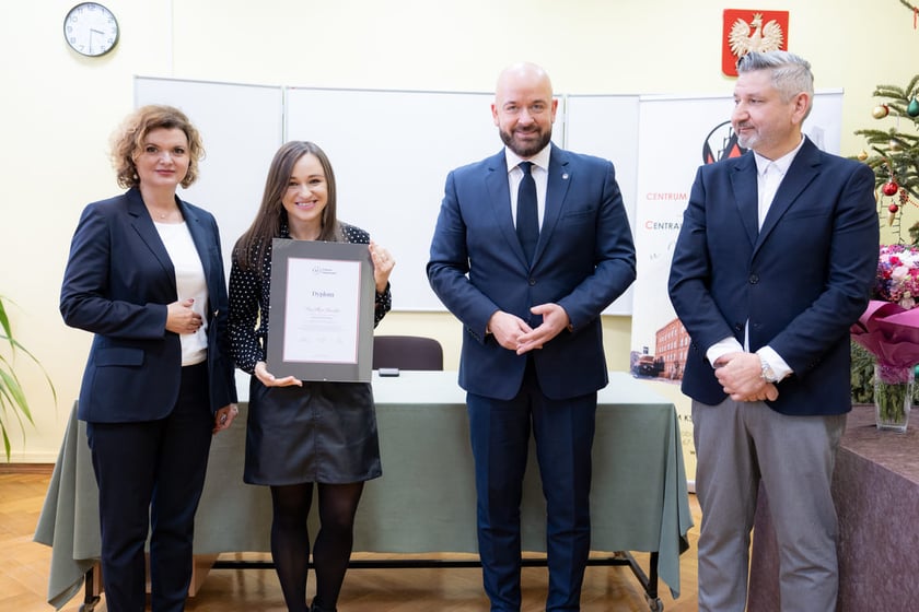 Wręczenie dyplomów dyrektorom placówek oświatowych, 10.01.2024